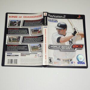 World Series Baseball 2K3 Playstation 2 PS2 complete cib video game